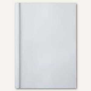 GBC Thermobindemappe ThermaBind, 4 mm, Leinenoptik, weiß, 100 Stück, IB386329