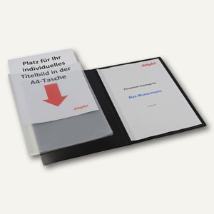 Präsentationsmappe Slide S, DIN A4, A4-Tasche, transparent, 20 Stück, 20187.086