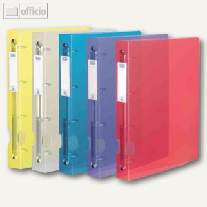 Ringbuch HAWAI, DIN A4, 4-Ringe, Rücken 40 mm, PP, farbig sortiert, 10 Stück