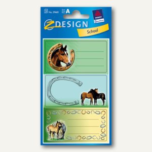 Z-Design Buchetiketten Pferde