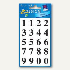 Z-Design Zahlen-Sticker