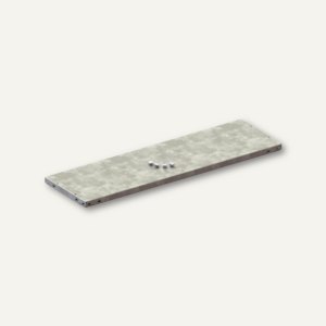 Abdeckboden Steckregal COMPACT, einseitig, 100 x 30 x 2,5 cm, verzinkt, 95857