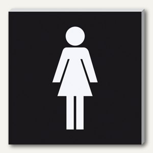 Wand-/Tür-Piktogramm pictoacrylic WC Damen