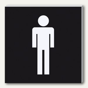 Wand-/Tür-Piktogramm pictoacrylic WC Herren