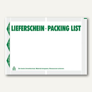DEBA-QUICK Versandtaschen Lieferschein Packing