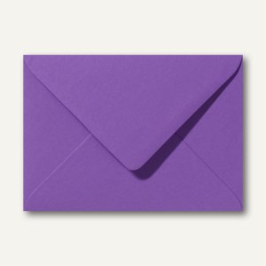 Briefumschläge 110 x 156 mm nassklebend ohne Fenster violett 500St.