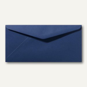 Briefumschläge 110 x 220 mm DL nassklebend ohne Fenster dunkelblau 500St.