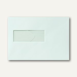 Farbige Briefumschläge 156x220mm nasskleb. Fenster li 40x110mm hellblau 500St.