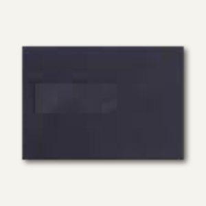 Farbige Briefumschläge 156x220mm nasskleb. Fenster li 40x110mm schwarz 500St.