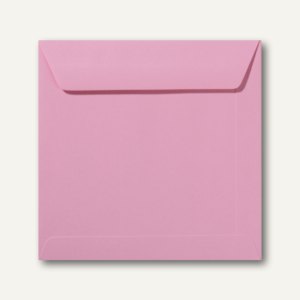 Farbige Briefumschläge 190 x 190 mm nassklebend ohne Fenster dunkelrosa 500 St.