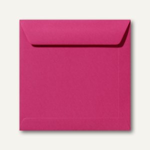 Farbige Briefumschläge 190 x 190 mm nassklebend ohne Fenster fuchsie 500St.