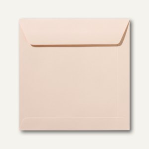 Farbige Briefumschläge 190 x 190 mm nassklebend ohne Fenster aprikose 500 St.