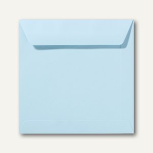 Farbige Briefumschläge 190 x 190 mm nassklebend ohne Fenster laguneblau 500St.
