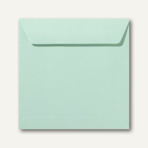 Farbige Briefumschläge 190 x 190 mm nassklebend ohne Fenster frühlingsgrün 500 St.