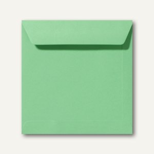Farbige Briefumschläge 190 x 190 mm nassklebend ohne Fenster wiesengrün 500 St.