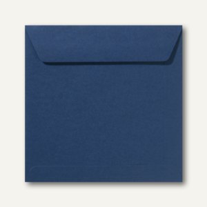 Farbige Briefumschläge 190 x 190 mm nassklebend ohne Fenster dunkelblau 500 St.