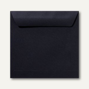 Farbige Briefumschläge 220 x 220 mm nassklebend ohne Fenster schwarz 500St.