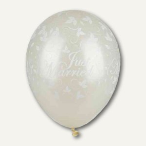 Luftballons Just Married