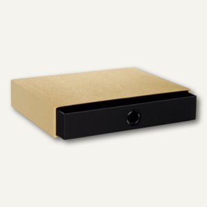 NATURE BLACK Schubladenbox für DIN A4