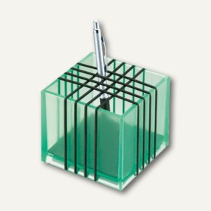 Arlac Würfelköcher confon-cube, 100 x 100 x 90 mm, transluzent grün, 22238