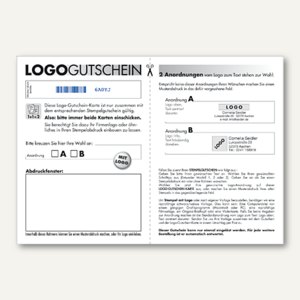 Logo-Gutschein für Trodat-Stempel