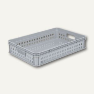 Aufbewahrungskorb robert, 22 Liter, 600 x 400 x 120 mm, lichtgrau, 1088312000000