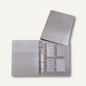 Visitenkarten-Ringbuch A5 inkl. Einläge f. 80 Karten