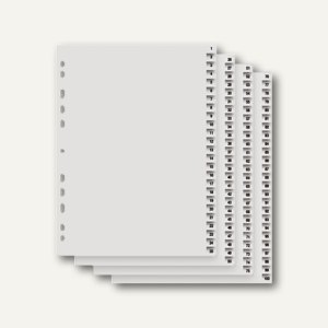 Kunststoff-Register Zahlen 1-100 DIN A4
