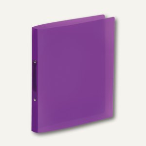 Ringbücher PROPYGLASS® Viquel A4, 2-Ringe Ø 20 mm, transluzent-lila, 25 Stück, V