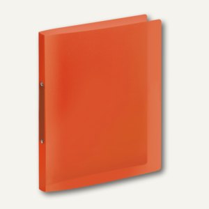 Ringbücher PROPYGLASS® Viquel A4, 2-Ringe Ø 20 mm, transluzent-orange, 25 Stück,