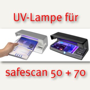 UV-Ersatzlampe für Geldscheinprüfgeräte Safescan 50 + 70