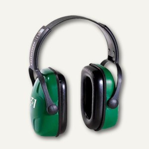 Honeywell Kapselgehörschutz Thunder T1, Schalldämmung 26dB, schwarz/grün,1010928