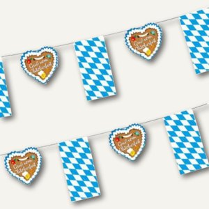 Flaggenkette bayrisches Volksfest