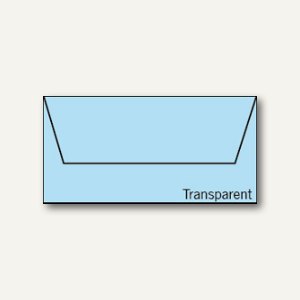 Transparente Briefumschläge DIN lang