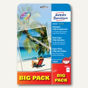 Inkjet-Fotopapier hochglänzend