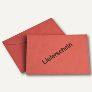 Officio Farbiger Briefumschlag Din C6 Aussendruck Lieferschein 75 G M