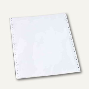 Computerpapier endlos 8", 24 x 20,32 cm, blanko, 1-fach, 60 g/qm, 2.000 Bl.