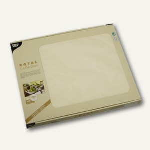 Papstar Tischsets "ROYAL Collection", 30 x 40 cm, champagner, 600er-Pack, 81895