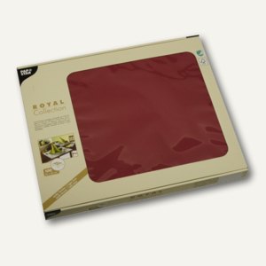 Papstar Tischsets "ROYAL Collection", 30 x 40 cm, bordeaux, 600er-Pack, 81898