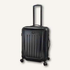 Reisetrolley M - 61 x 41 x 25 cm, 60 Liter, ABS/Polycarbonat-Mix, schwarz matt