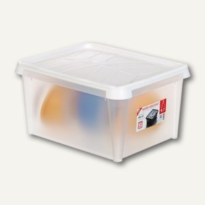 DRY Wasserdichte Box 31 Liter, 50 x 40 x 26 cm, transparent-weiß, 4655490