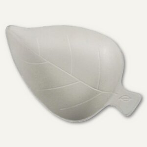 Papstar Teller "pure" "Leaf", Zuckerrohr, 8 x 6 cm, weiß, 500 St., 85209