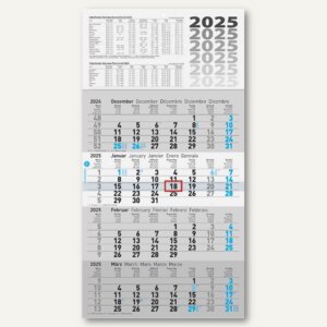 4-Monats-Wandkalender - 300 x 600 mm