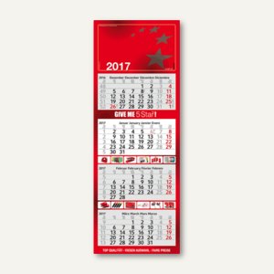 4-Monats-Wandkalender mit Kalenderblöcken