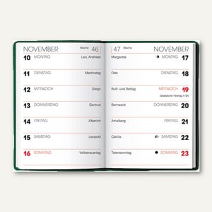 Taschenkalender - 75 x 105 mm