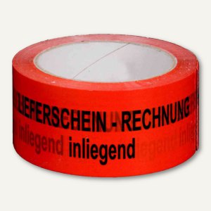 Signalklebeband Rechnung/Lieferschein..! - 50 mm x 66 m