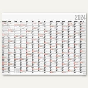 2020 DIN A5 quer Glocken Tischkalender "Tafelkalender" 