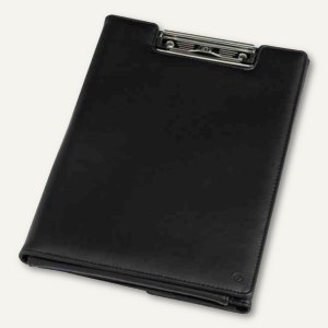 Klemmbrett-Mappe "Triple" - DIN A4, Kunstleder, 240x350 mm, schwarz, 98856