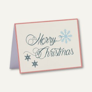 Weihnachtskarte + Umschlag