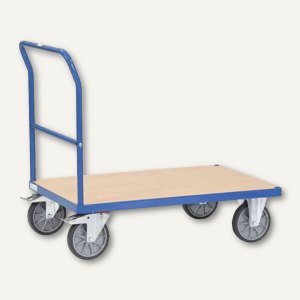 fetra Plattformwagen "MultiVario" - 1.320x809 mm, Tragkraft: 600 kg, blau, 2503